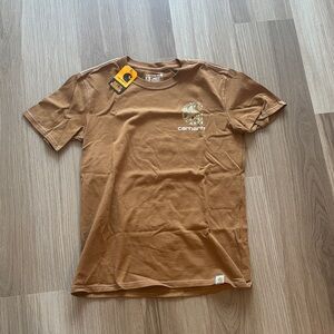 Carhartt Brown Short-Sleeve Logo Tee NWT